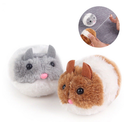Interactive Vibrating Plush Mouse Cat Toy