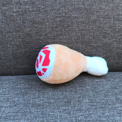 Food Series Plush Squeaky Dog Toy