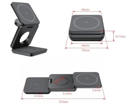 3-in-1 Foldable Wireless Charging Station