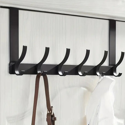 DoorNest™ Over-the-Door 6-Hook Organizer Rack