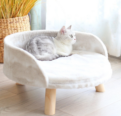Cozy Teddy Pet Sofa Bed