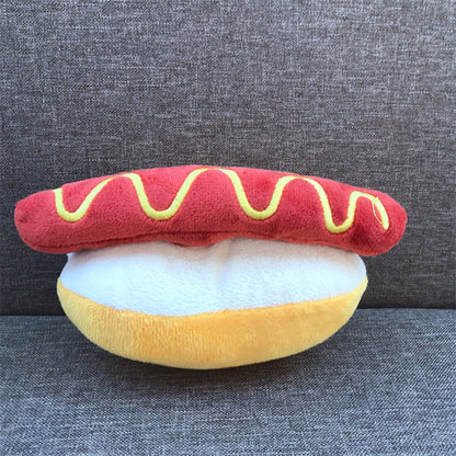 Food Series Plush Squeaky Dog Toy
