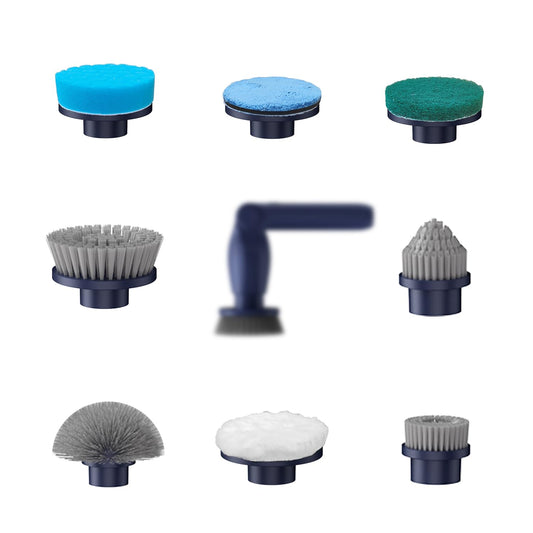 SpinClean™ 8-Piece Replacement Brush Head Kit