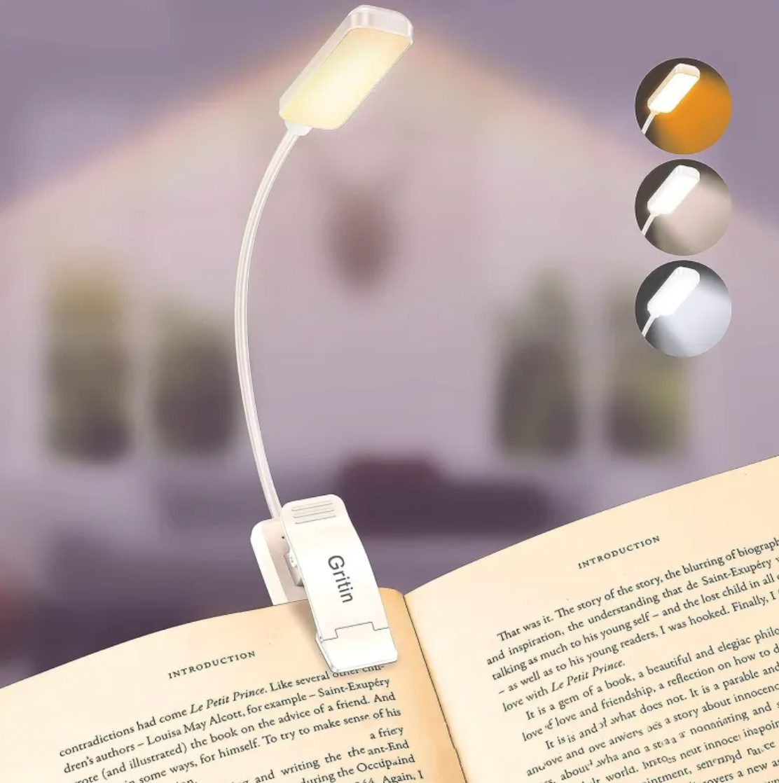 LumiClip™ USB Rechargeable LED Book Light