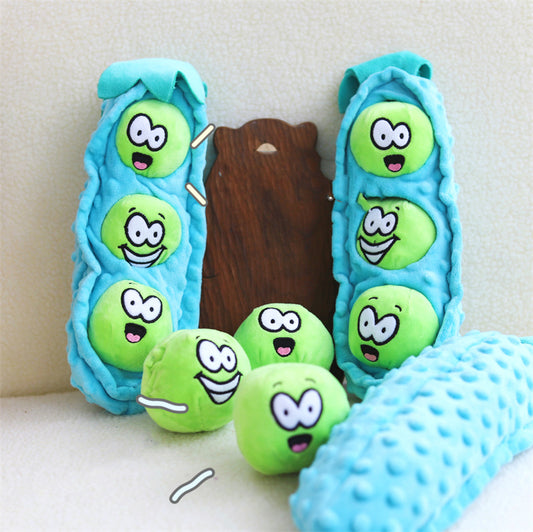 PeaPaws™ Interactive Treat Puzzle Plush Dog Toy