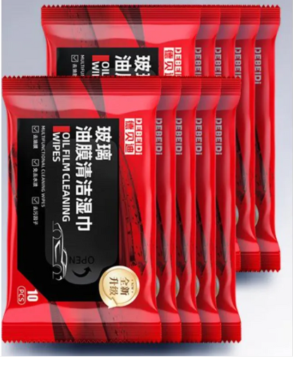 Car Glass Oil Film Remover Wipes