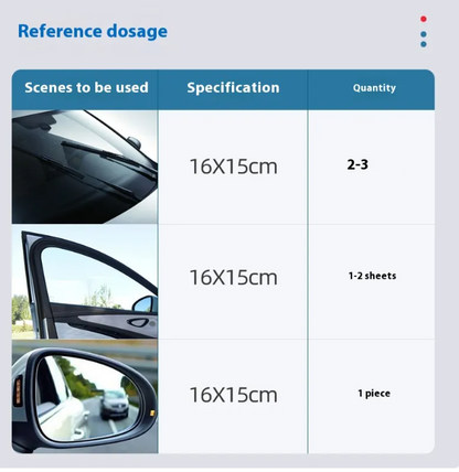 Car Glass Oil Film Remover Wipes