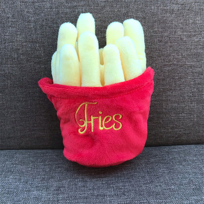 Food Series Plush Squeaky Dog Toy