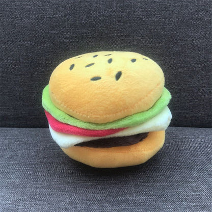 Food Series Plush Squeaky Dog Toy