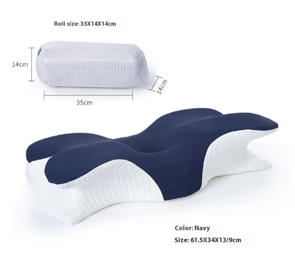 Memory Foam Ergonomic Neck Pillow