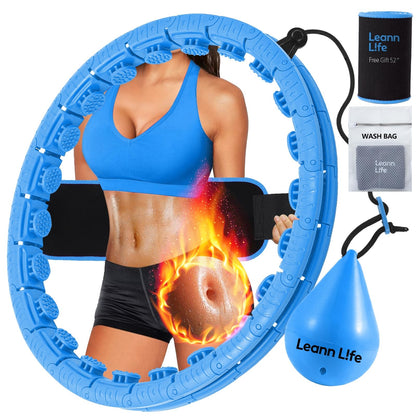 Adjustable Weighted Fitness Hoop