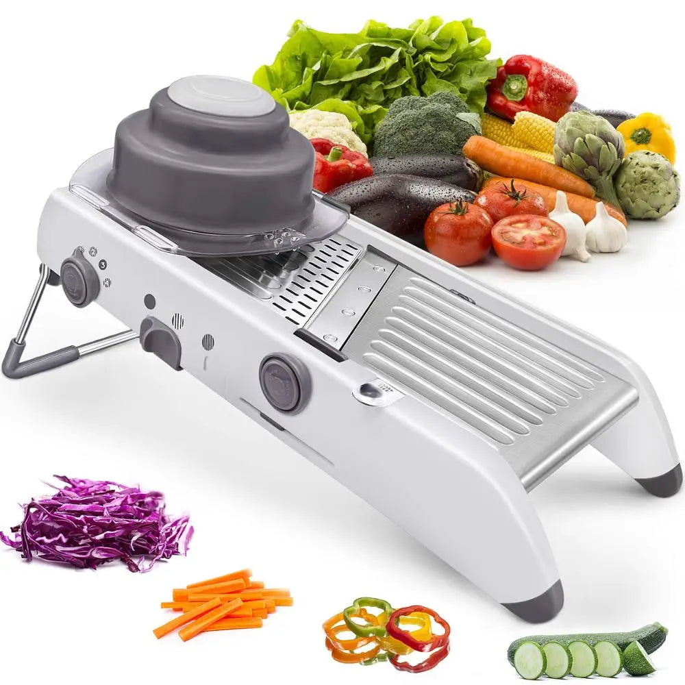 SliceMaster™ 18-in-1 Adjustable Mandoline Slicer