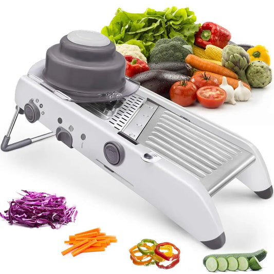 SliceMaster™ 18-in-1 Adjustable Mandoline Slicer
