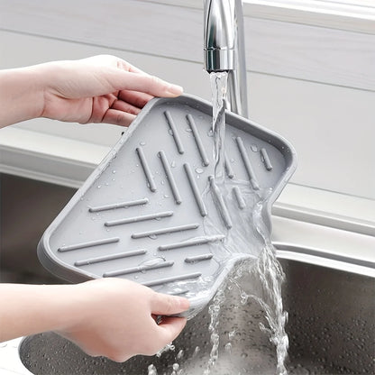DryNest™ Silicone Sink Soap & Sponge Tray