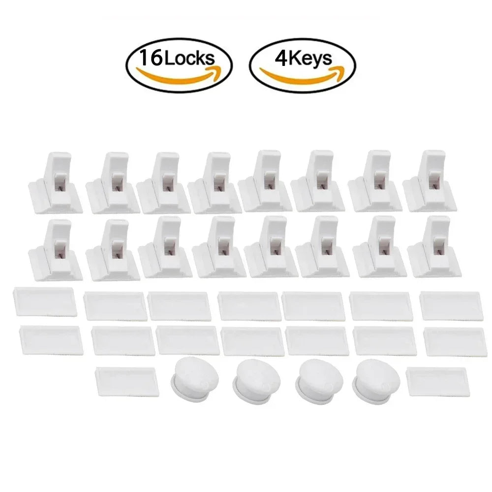 SafeLock™ Invisible Magnetic Cabinet Safety Locks