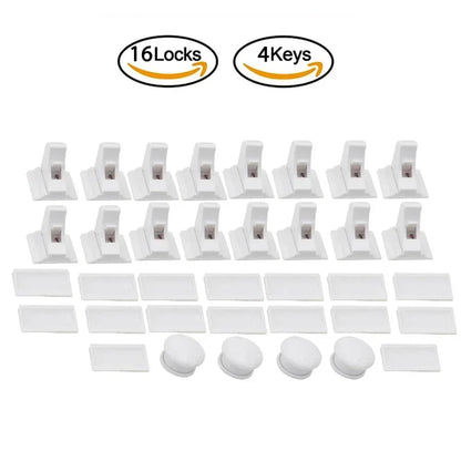 SafeLock™ Invisible Magnetic Cabinet Safety Locks