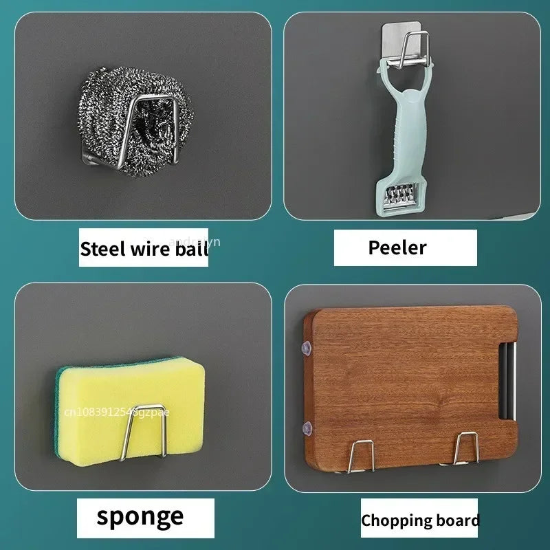 SinkDry™ Stainless Steel Sponge Holder