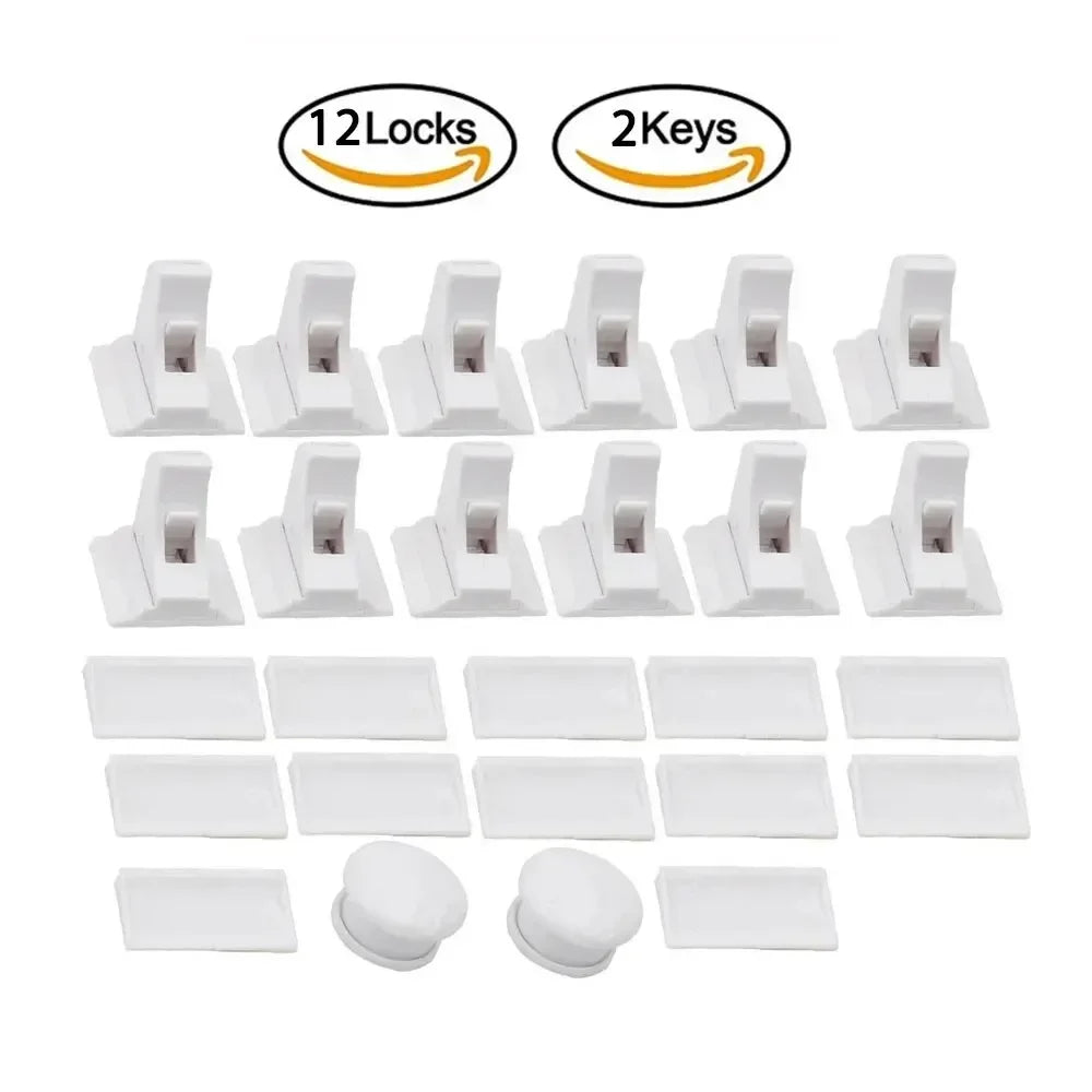 SafeLock™ Invisible Magnetic Cabinet Safety Locks