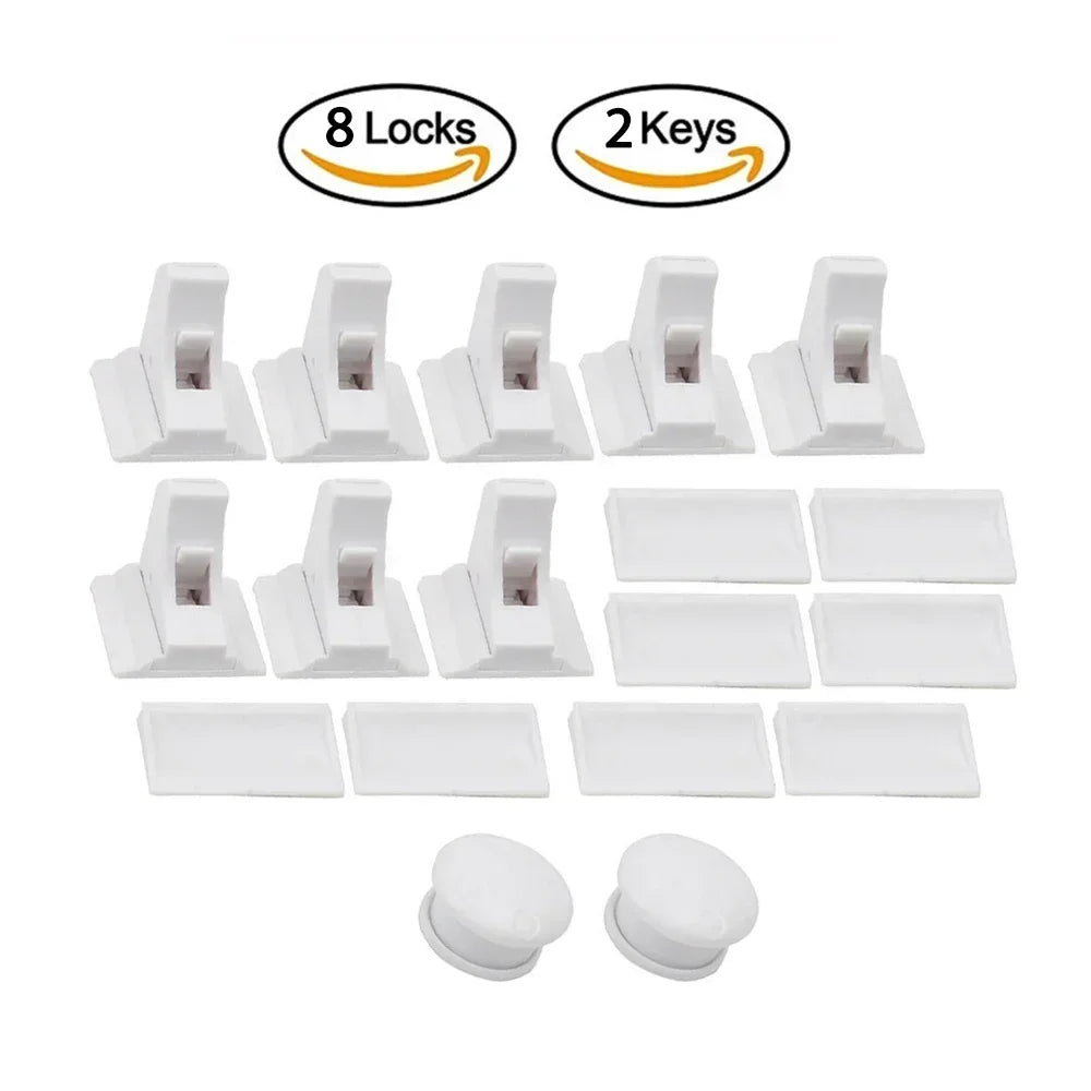 SafeLock™ Invisible Magnetic Cabinet Safety Locks