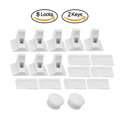 SafeLock™ Invisible Magnetic Cabinet Safety Locks