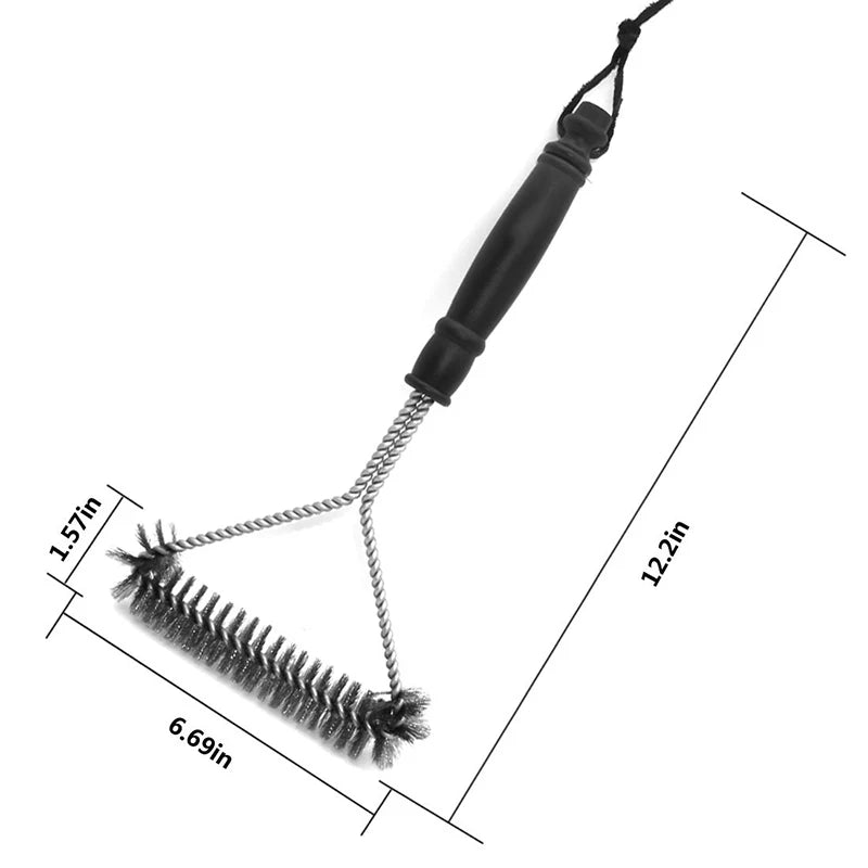 GrillMaster™ Stainless Steel BBQ Cleaning Brush