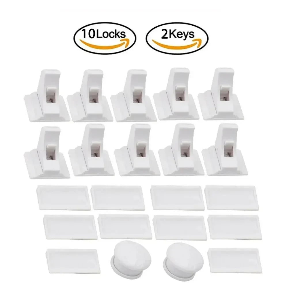SafeLock™ Invisible Magnetic Cabinet Safety Locks