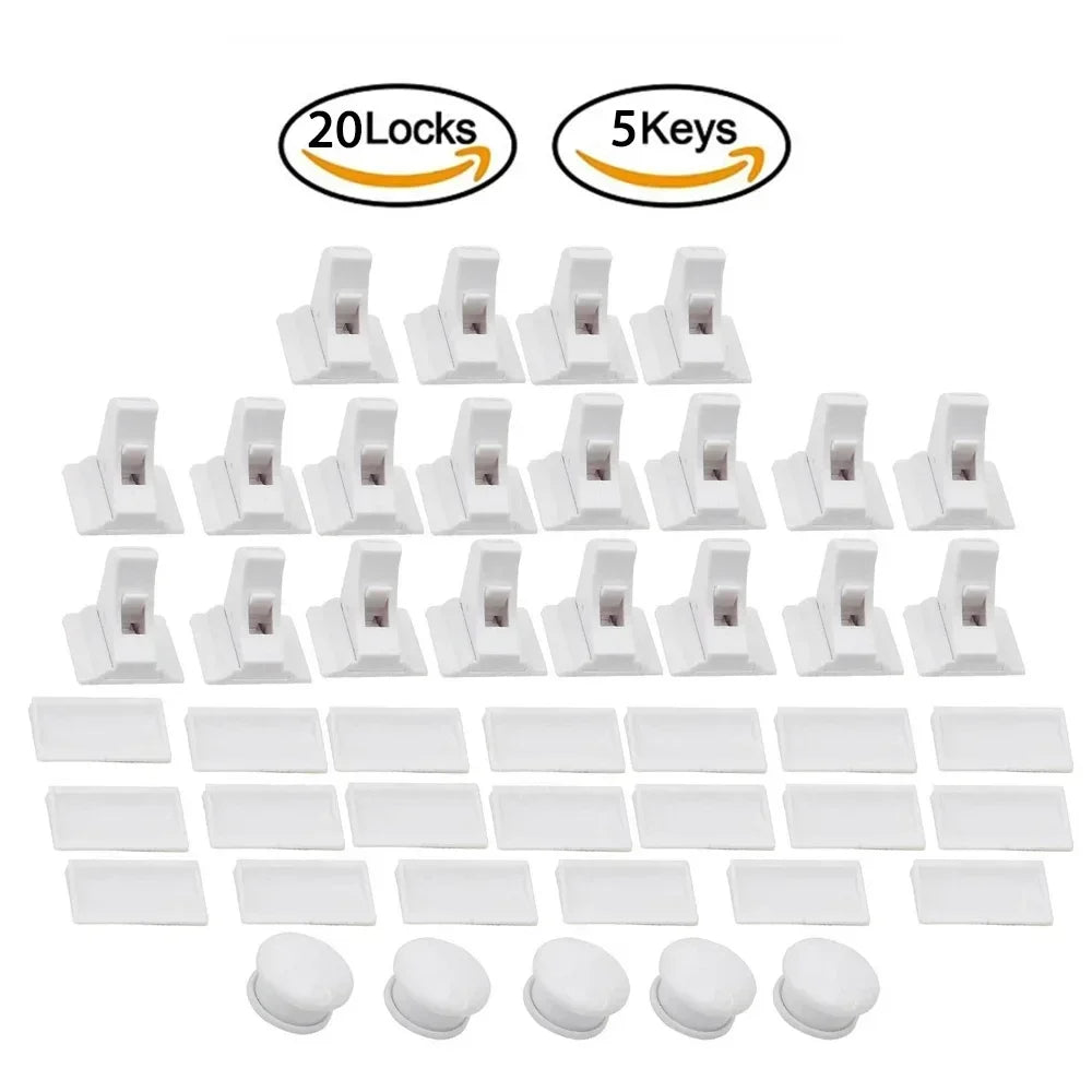 SafeLock™ Invisible Magnetic Cabinet Safety Locks