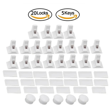 SafeLock™ Invisible Magnetic Cabinet Safety Locks