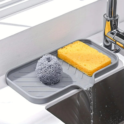 DryNest™ Silicone Sink Soap & Sponge Tray