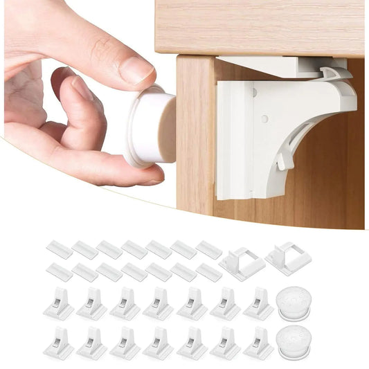 SafeLock™ Invisible Magnetic Cabinet Safety Locks