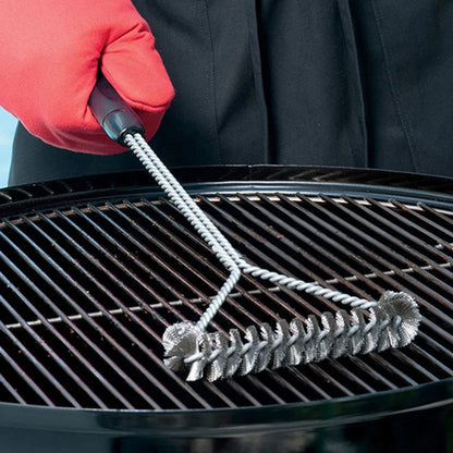 GrillMaster™ Stainless Steel BBQ Cleaning Brush