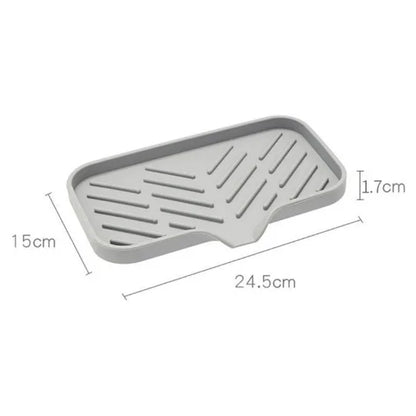 DryNest™ Silicone Sink Soap & Sponge Tray