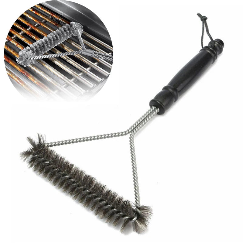 GrillMaster™ Stainless Steel BBQ Cleaning Brush
