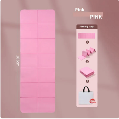 Foldable TPE Yoga Exercise Mat