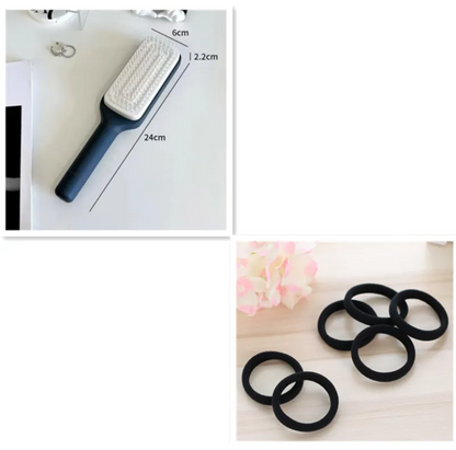 4-in-1 Self-Cleaning Hairbrush