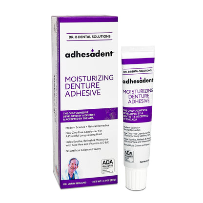 Moisturizing Zinc-Free Denture Adhesive