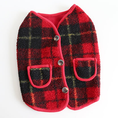 ParisPaws™ Classic Plaid Dog Vest
