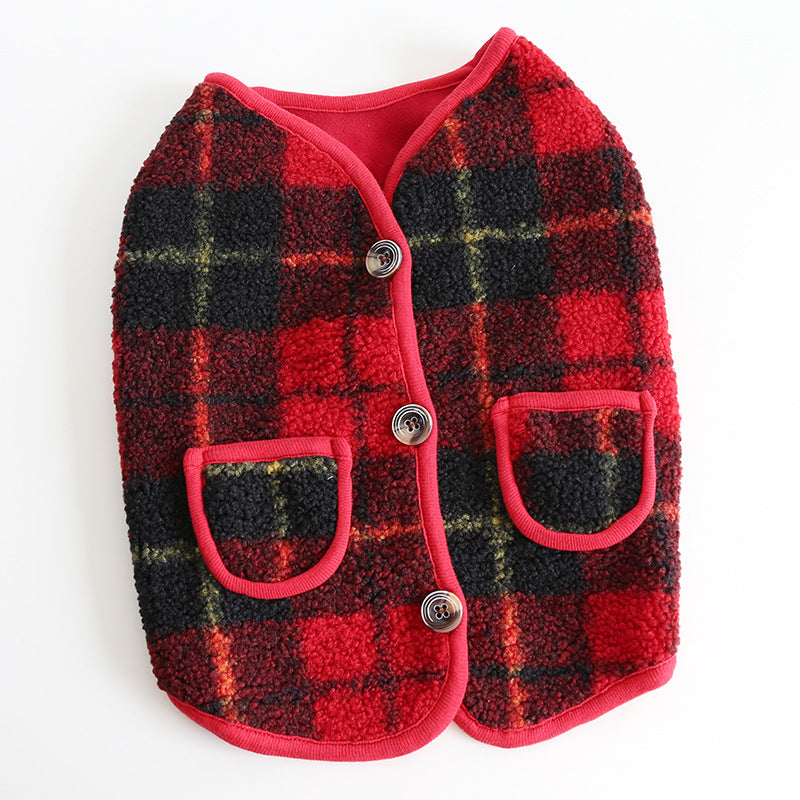 ParisPaws™ Classic Plaid Dog Vest
