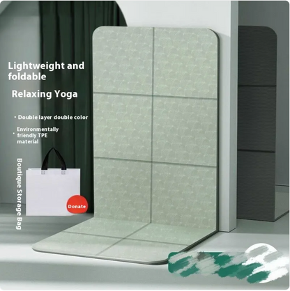 Foldable TPE Yoga Exercise Mat